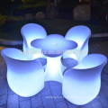 Système de contrôle d’APP a conduit couleur table mobilier de jardin extérieur led rechargeable